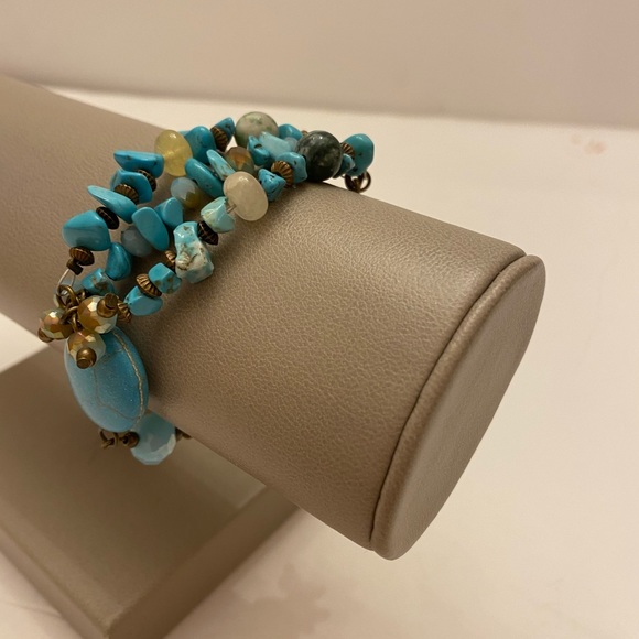 NWT bracelets Jasper, Turquoise,Quartz &Crystals - Picture 6 of 9